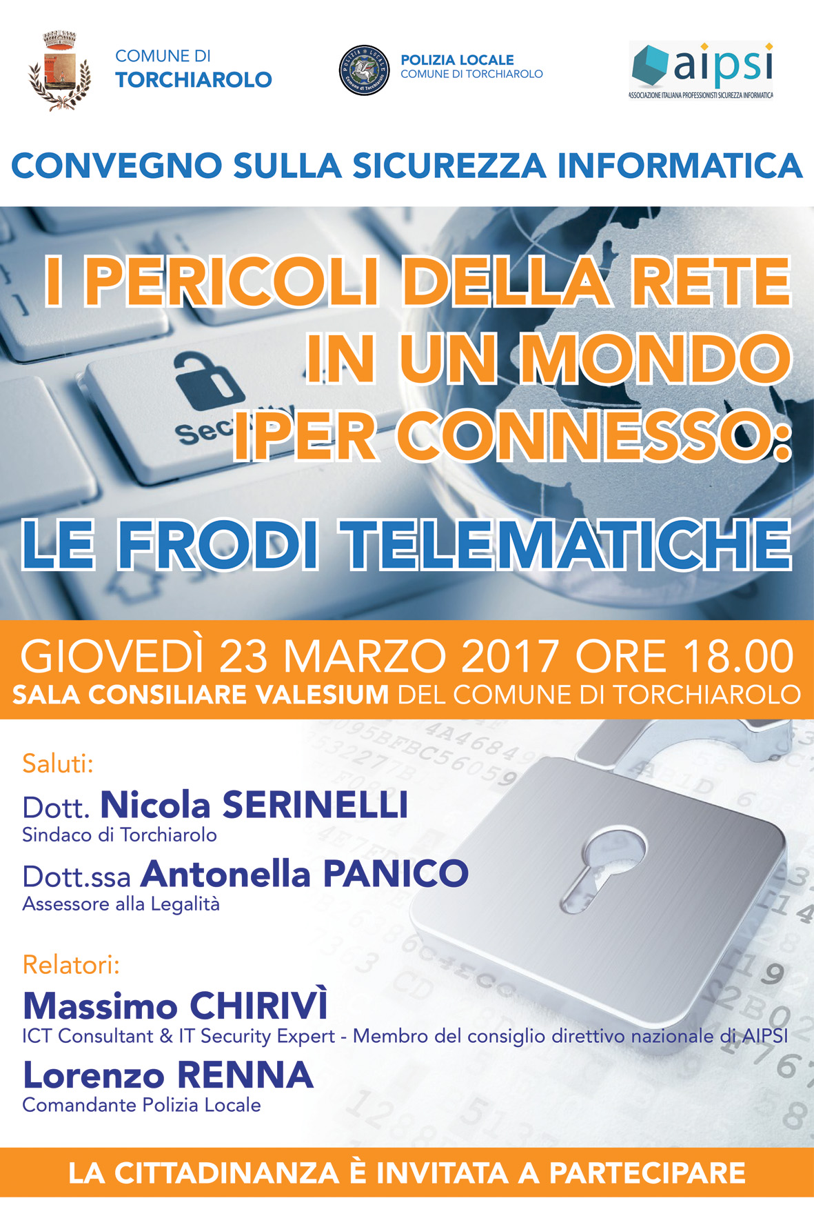 I Pericoli della rete in un mondo iper connesso - Torchiarolo (BR)