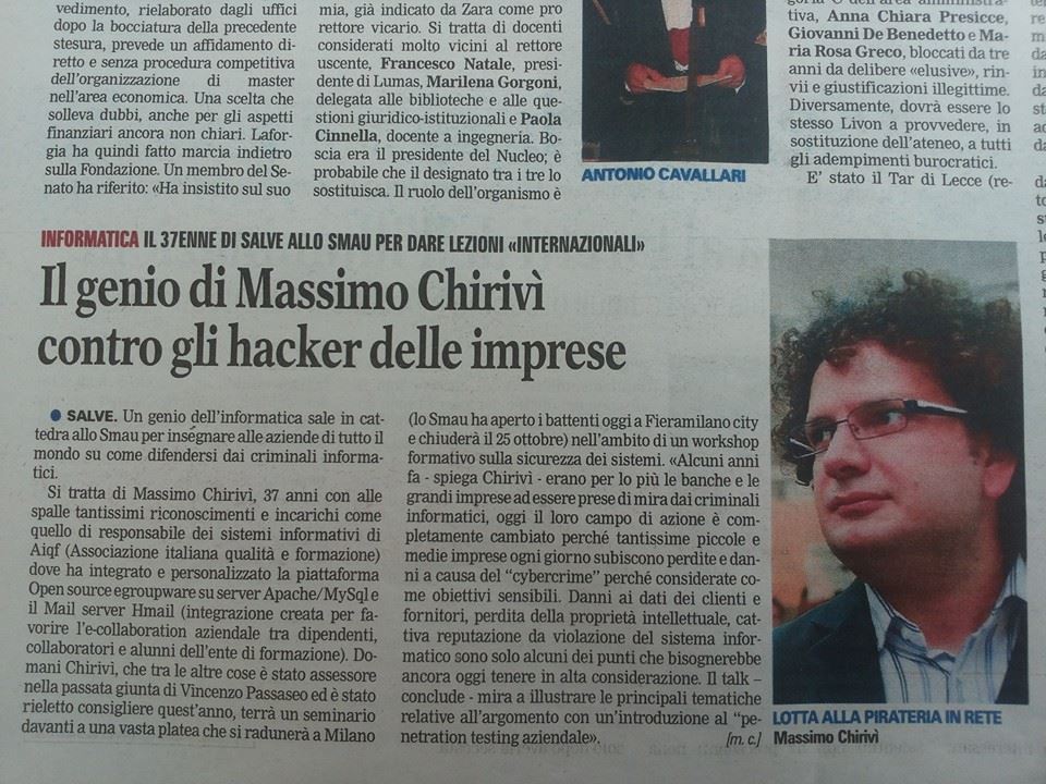 Gazzetta del Mezzogiorno - 23/10/2013