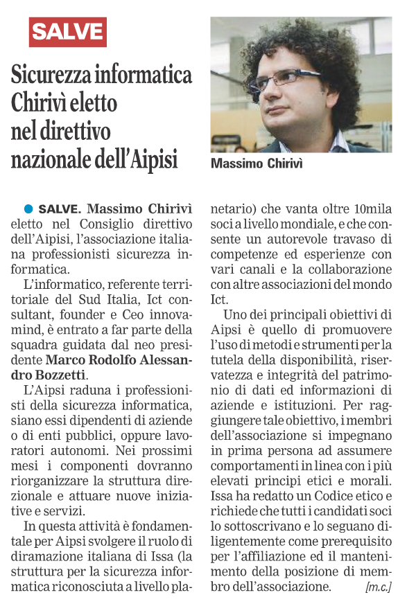 Gazzetta del Mezzogiorno - 27/02/2016