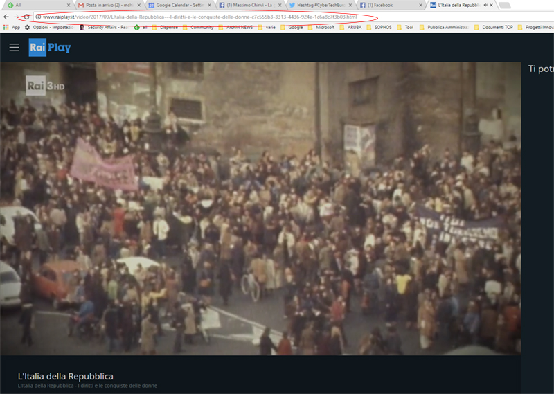 Scaricare video da servizi web (RaiPlay)