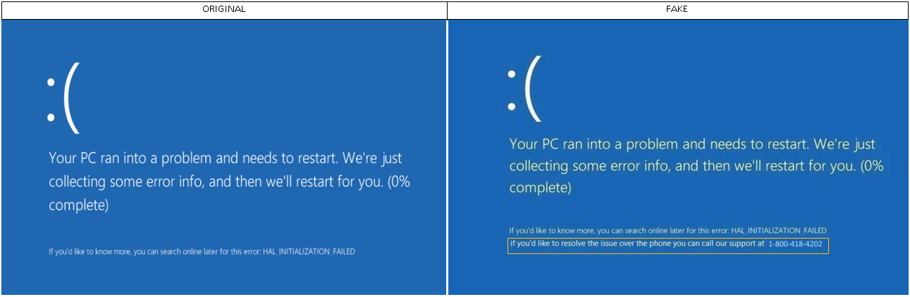 SupportScam: MSIL/Hicurdismos.A