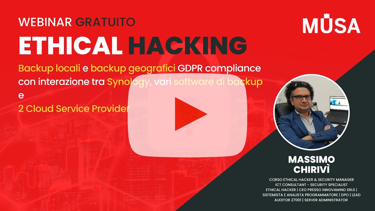 Backup locali e geografici — GDPR compliance